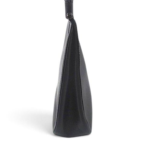Gucci Bamboo Shoulder Bag Black Leather — view 4