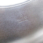 Gucci Bamboo Shoulder Bag Black Leather — view 8