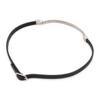 Hermes Equestre Triple Tour Choker Necklace Bracelet Gourmette Chain Veau Swift — view 3