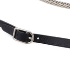 Hermes Equestre Triple Tour Choker Necklace Bracelet Gourmette Chain Veau Swift — view 4
