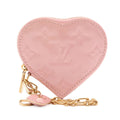 Louis Vuitton Monogram Vernis Porte Monnaie Coeur Coin Purse with Heart
