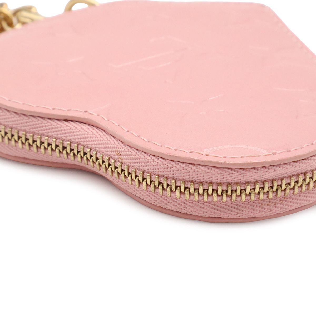 Louis Vuitton Monogram Vernis Porte Monnaie Coeur Coin Purse with Heart — view 3