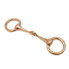 Hermes Mini Mall Scarf Ring Twilly Closure Pink Gold Plated Placke All Rose — view 2