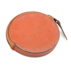 Hermes Coin Purse Fruit Orange Motif Leather Green — view 2