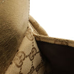 Gucci GG Canvas Sherry Line Belt Bag Waist Pouch Hip Beige Pink Metallic Gold — view 8