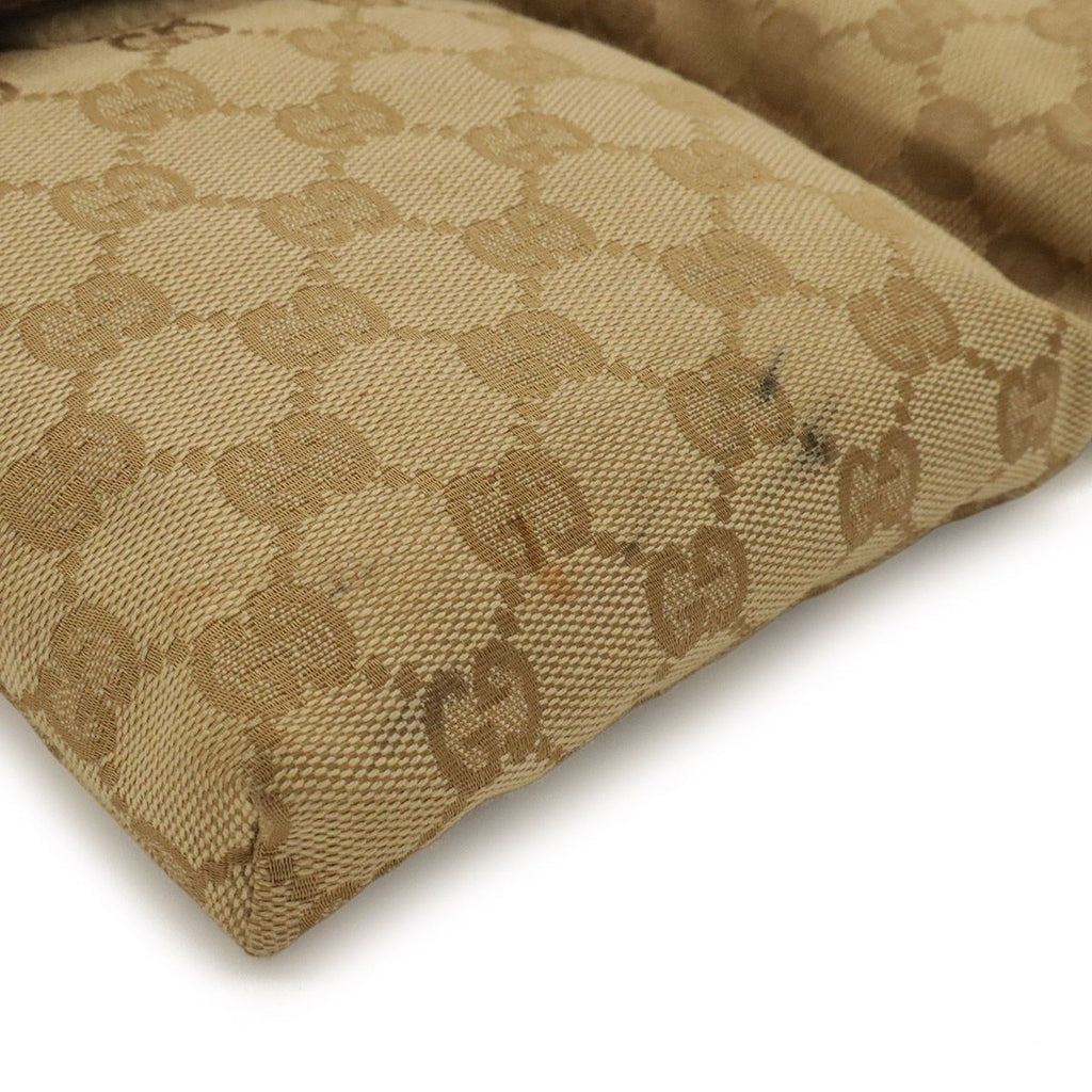 Gucci GG Canvas Sherry Line Belt Bag Waist Pouch Hip Beige Pink Metallic Gold — view 3
