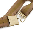 Gucci GG Canvas Sherry Line Belt Bag Waist Pouch Hip Beige Pink Metallic Gold — view 5
