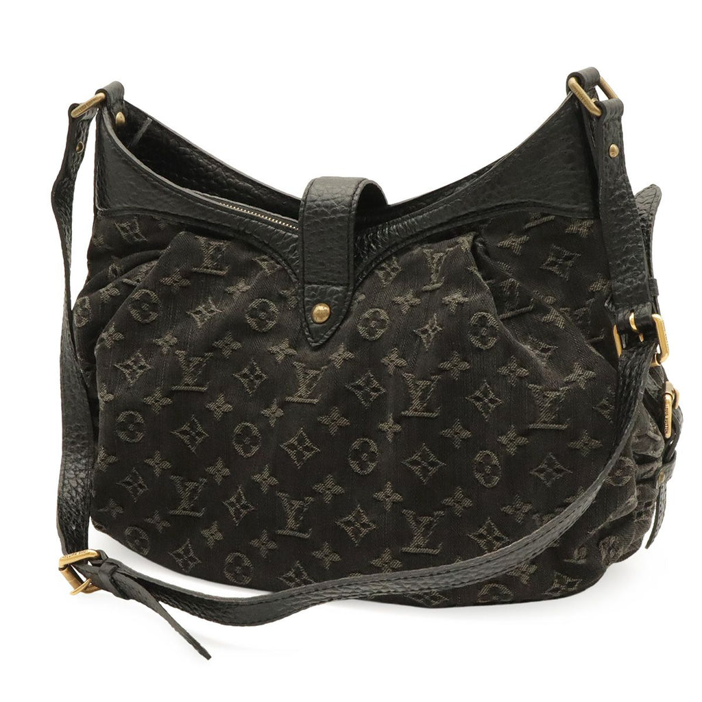Louis Vuitton Monogram Denim S Shoulder Bag Noir Black — view 2