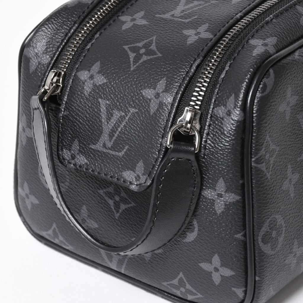 Louis Vuitton Dopp Kit Handbag Monogram Eclipse Black — view 5