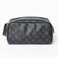 Louis Vuitton Dopp Kit Handbag Monogram Eclipse Black