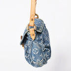 Louis Vuitton Handbag Mini Pleaty Denim Blue Monogram — view 4