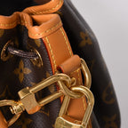 Louis Vuitton Noe Cargo Bucket Bag Brown Gold — view 7