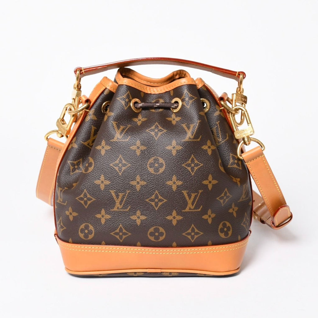 Louis Vuitton Noe Cargo Bucket Bag Brown Gold — view 3