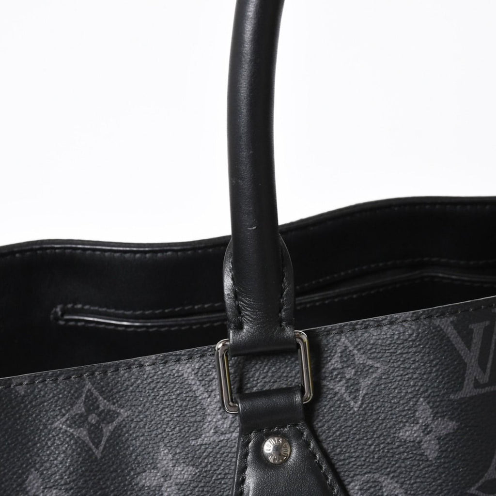 Louis Vuitton Grand Sac Tote Bag Monogram Eclipse Black Silver — view 5