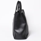 Louis Vuitton Grand Sac Tote Bag Monogram Eclipse Black Silver — view 4