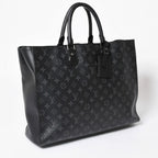 Louis Vuitton Grand Sac Tote Bag Monogram Eclipse Black Silver — view 3