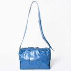 Bottega Veneta Arco Camera Bag Calfskin Leather Blue — view 2