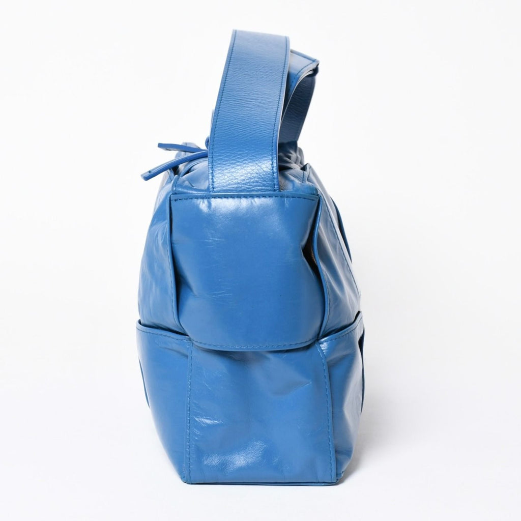 Bottega Veneta Arco Camera Bag Calfskin Leather Blue — view 4