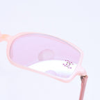 Chanel Square Shape Sunglasses Eyewear CC Logo Rhinestone Clear Pink — view 6