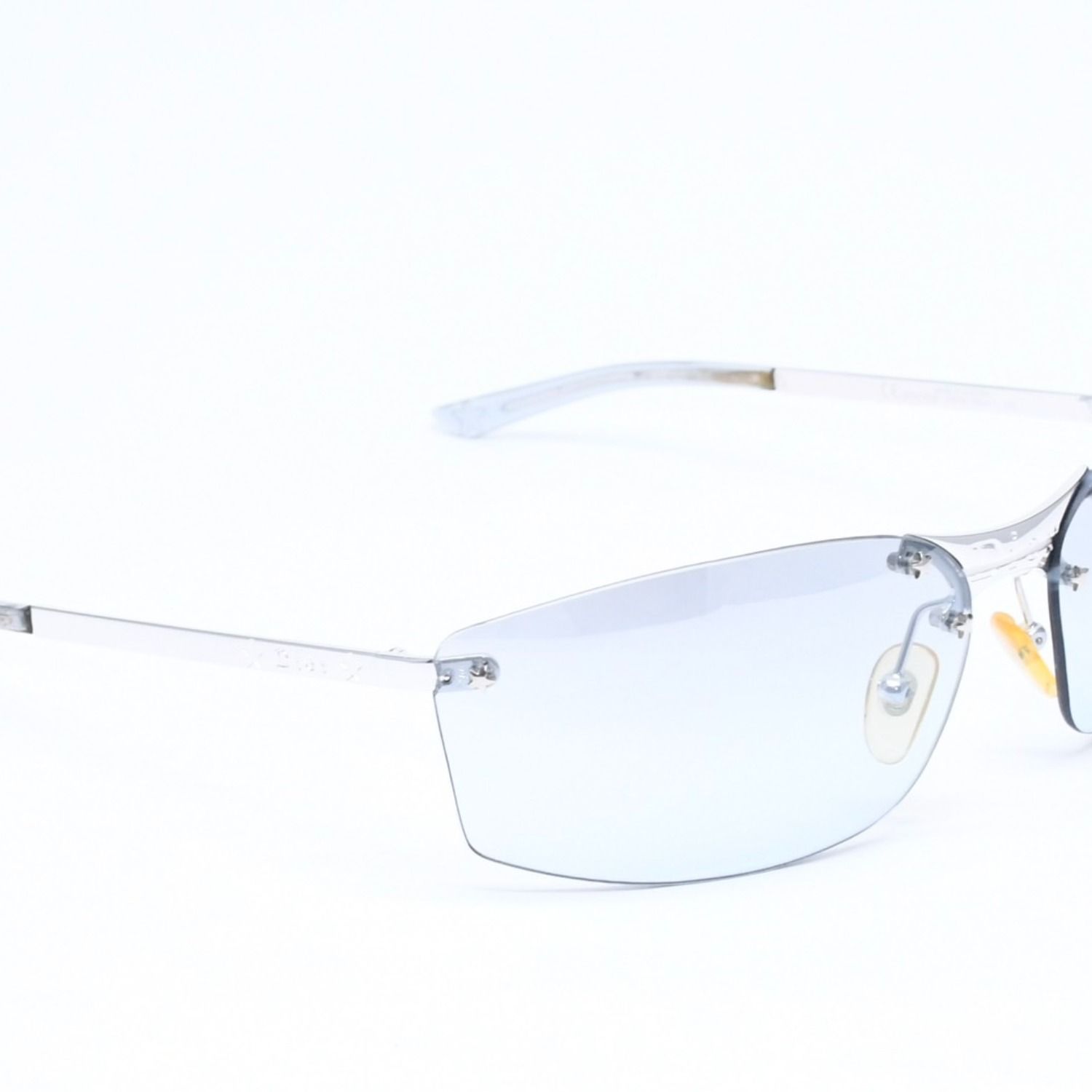 Dior Pop Rimless Sunglasses Gray Silver Eyewear — view 3
