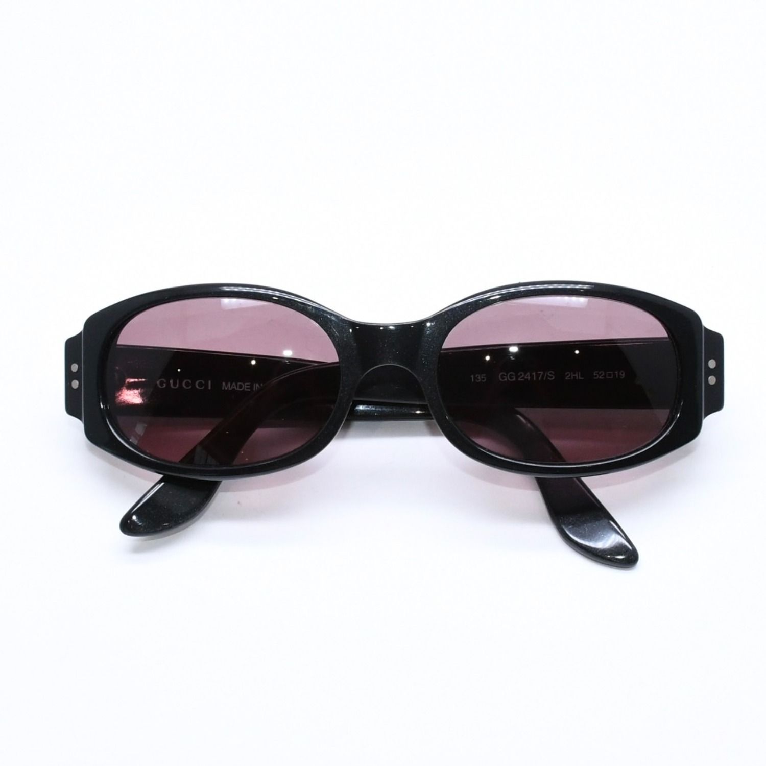 Gucci Oval Shape Sunglasses Eyewear S 52 19 Black Tom Ford Era Silver