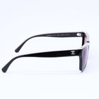 Chanel Sunglasses Eyewear CC Logo Black Greige — view 5