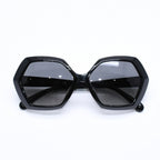 Chanel Sunglasses Eyewear CC Logo Black Hexagon Frame — view 2