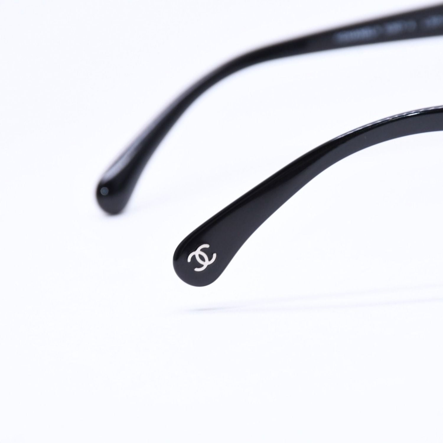 Chanel Sunglasses Eyewear CC Logo Black Hexagon Frame — view 8