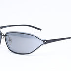 Fendi Sunglasses Eyewear 72 Black Metal Acetate Zucca Motif — view 3