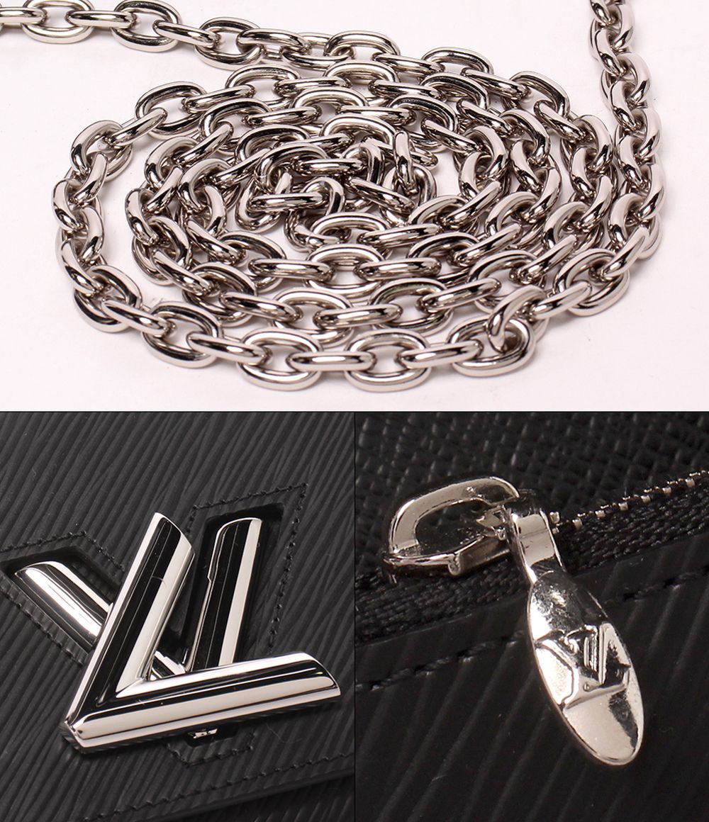 Louis Vuitton Chain Wallet Shoulder Bag Crossbody Portefeuille Twist — view 6