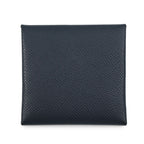 Hermes Coin Purse Bastia Verso Blue Indigo Vert Amand Silver Epsom — view 3