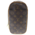 Louis Vuitton Monogram Gange Leather Body Shoulder Bag Brown