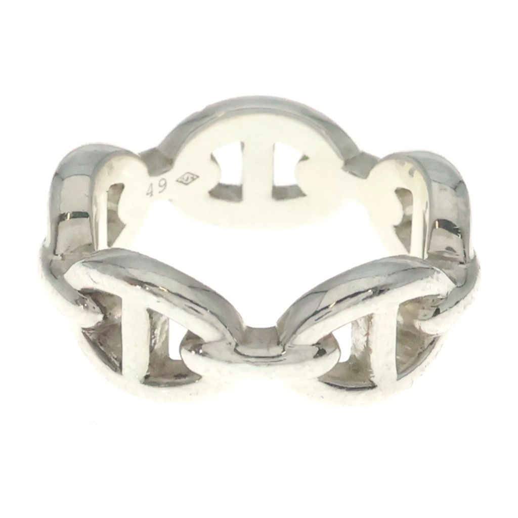 Hermes Chaine D'ancre 925 Sterling Silver Ring — view 2