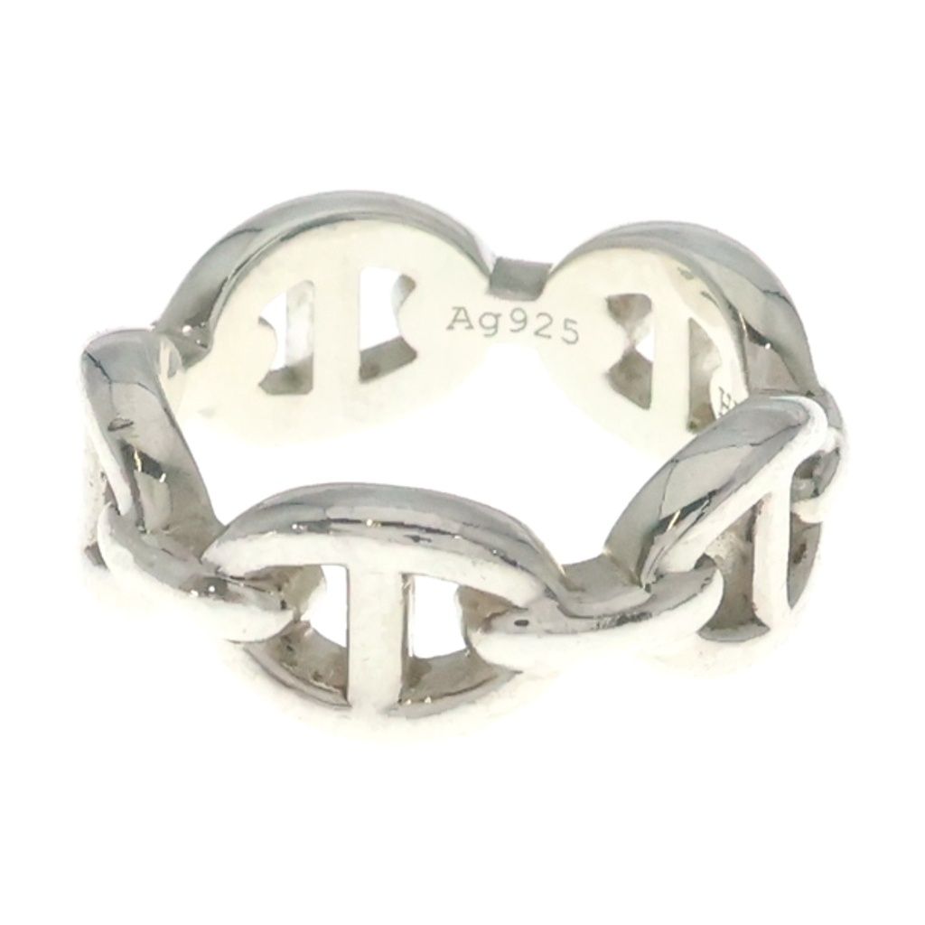 Hermes Chaine D'ancre 925 Sterling Silver Ring — view 4