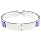 Hermes Click Enamel P Buckle Bracelet Blue — view 2