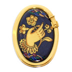 Hermes Brooch Gold