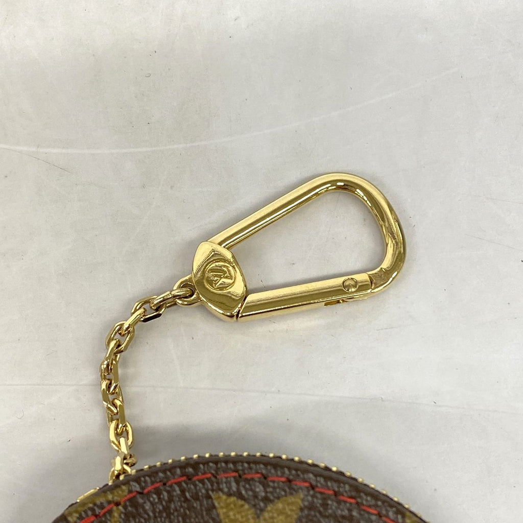 Louis Vuitton Coin Purse Monogram Cherry Porto Moneron Brown Red Takashi — view 6