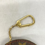 Louis Vuitton Coin Purse Monogram Cherry Porto Moneron Brown Red Takashi — view 6