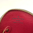 Louis Vuitton Coin Purse Monogram Cherry Porto Moneron Brown Red Takashi — view 4