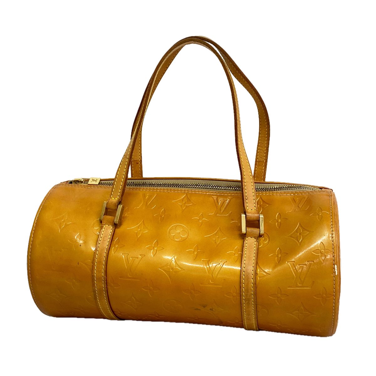 Louis Vuitton Handle Vernis Bedford Beige Handbag