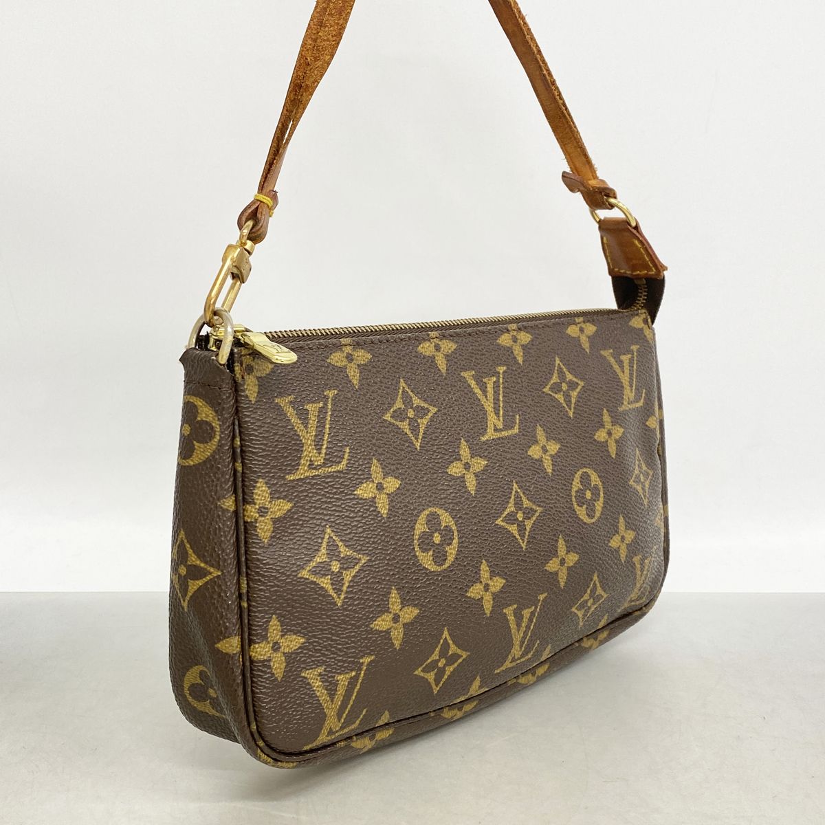 Louis Vuitton Pouch Monogram Pochette Soir Brown — view 2