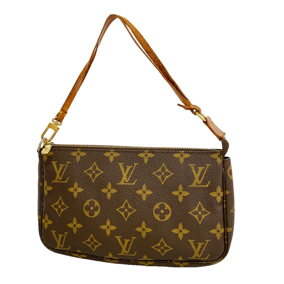 Louis Vuitton Pouch Monogram Pochette Soir Brown