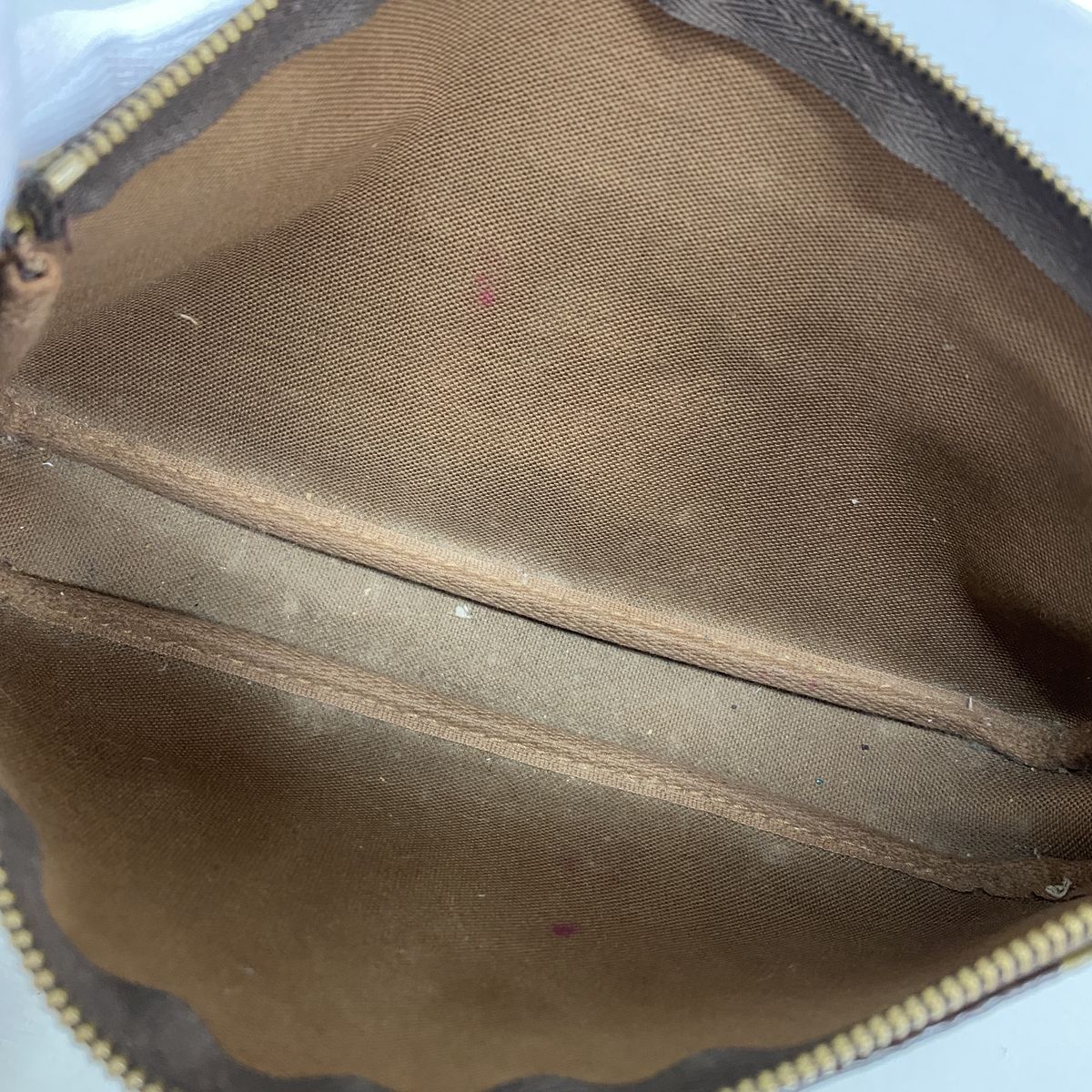 Louis Vuitton Pouch Monogram Pochette Soir Brown — view 4