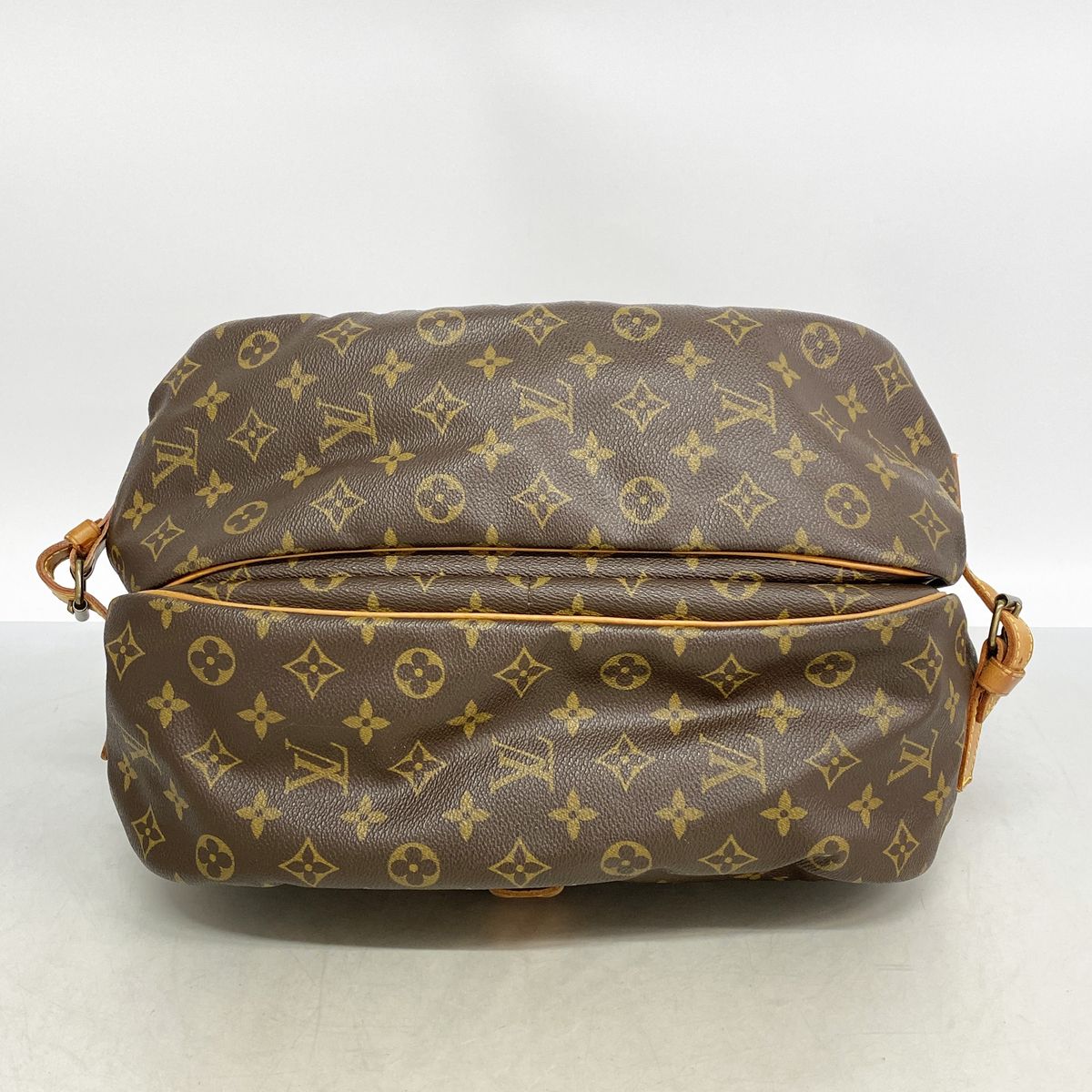 Louis Vuitton Shoulder Bag Monogram Saumur 35 Brown — view 3
