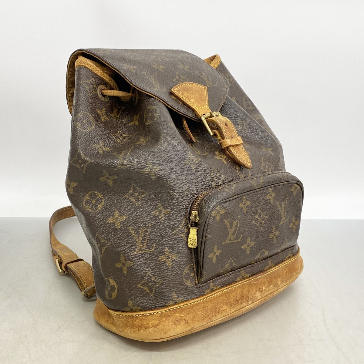 Louis Vuitton Backpack Monogram Montsouris MM Brown — view 2