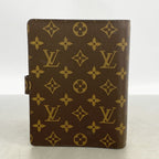 Louis Vuitton Notebook Cover Monogram Agenda MM Brown — view 6