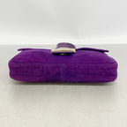 Fendi Handle Mamma Bucket Suede Purple Gold — view 3