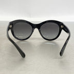 Chanel Sunglasses Acetate Black Silver Eyewear — view 7