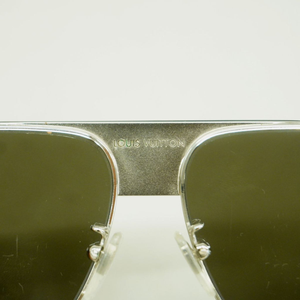 Louis Vuitton Sunglasses Monogram Eclipse Pacific Black Silver Eyewear — view 3