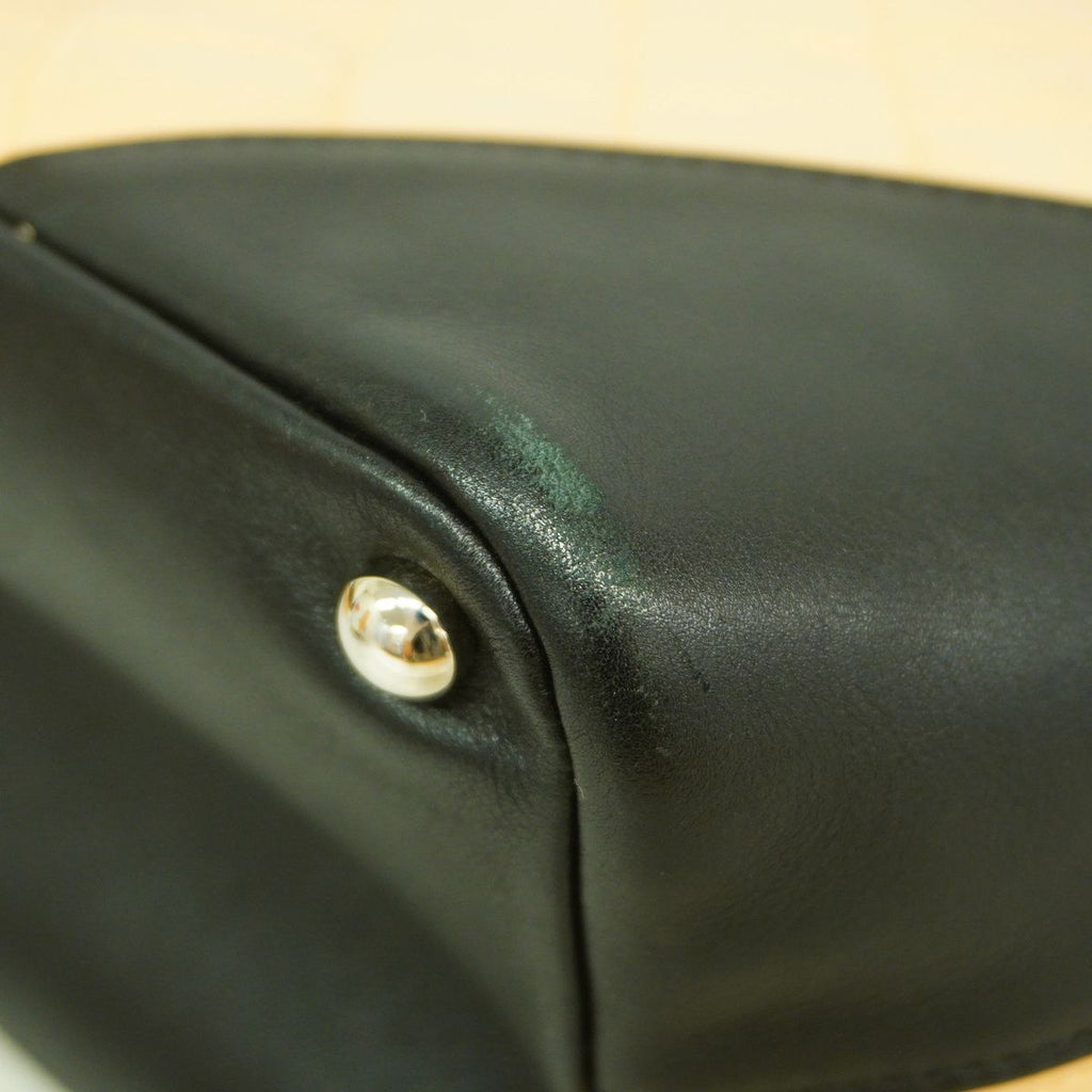 Chanel Tote Bag Cambon Lambskin Beige Black Silver — view 6